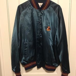 Vintage satin Anheuser Busch jacket.